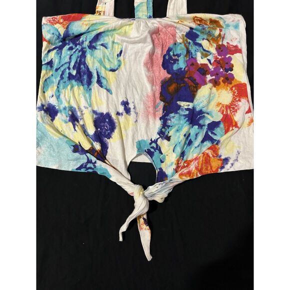 American Rag Cie Women Top Size L. Tank Sleeveless Racerback and Tie front. - Picture 4 of 5